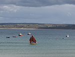 Boats In The Bay - St Ives Harbour - September 2015