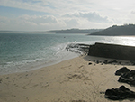 Bamaluz Beach - St Ives - View Across St Ives Bay