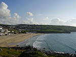 Porthmeor Beach - St Ives - View From The Island